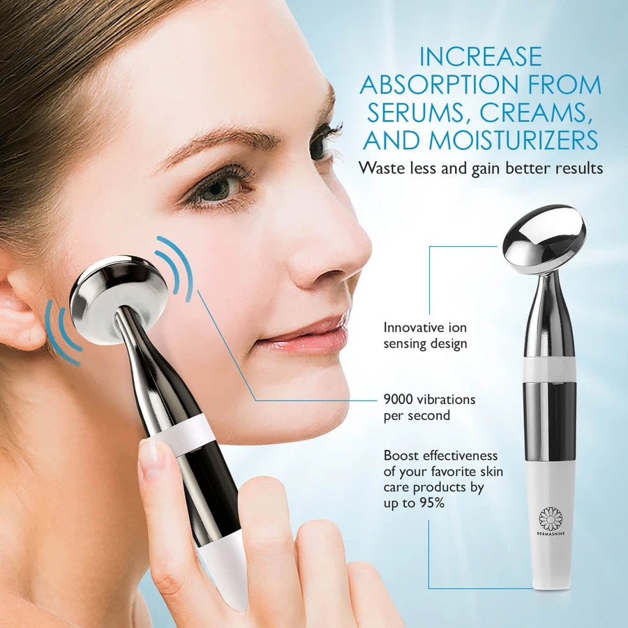 DermaShine Face Massager Portable Facial Machine for Anti-Aging, Fine Lines, Wrinkles, Collagen, Facial Massager, Korean Skin Care Tools