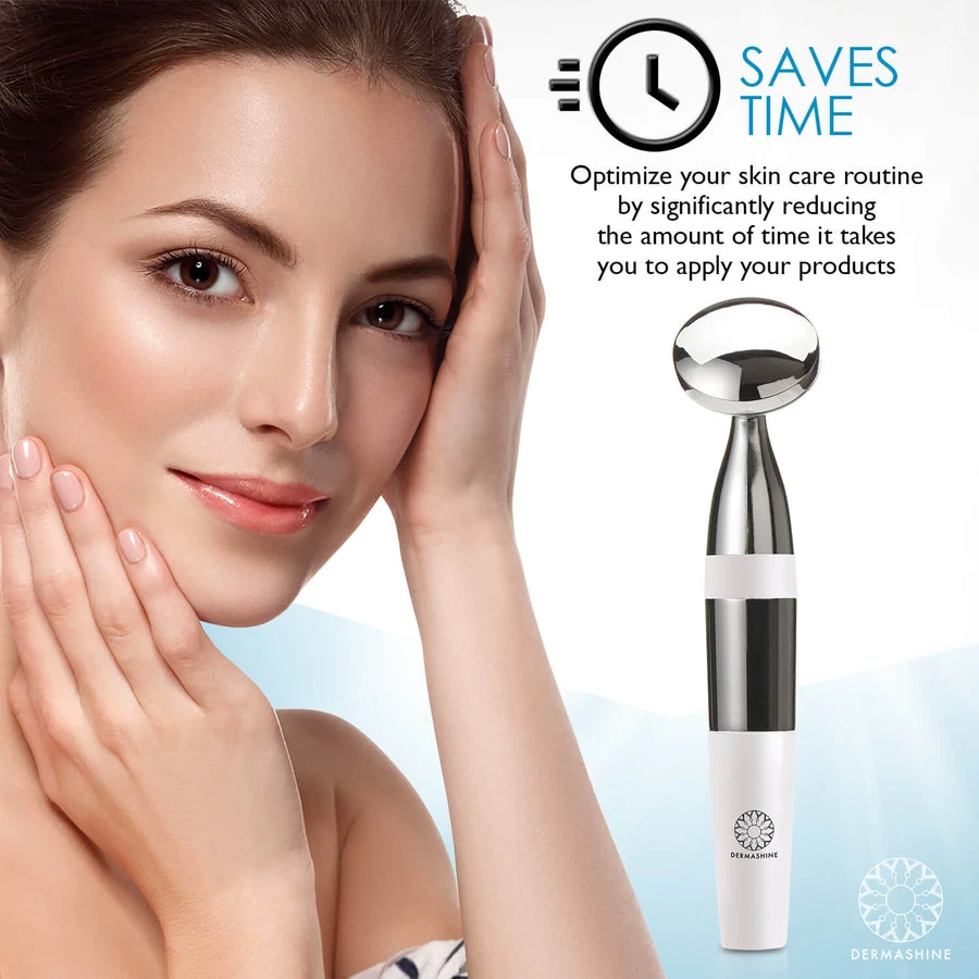 DermaShine Face Massager Portable Facial Machine for Anti-Aging, Fine Lines, Wrinkles, Collagen, Facial Massager, Korean Skin Care Tools